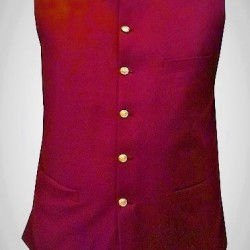 Red hot sale vest coat